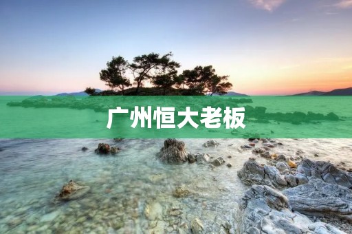 广州恒大老板:一个传奇的商业故事 广州恒大老板:一个传奇的商业故事