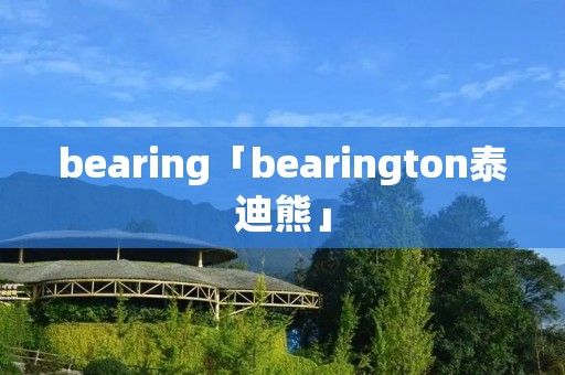 bearing「bearington泰迪熊」