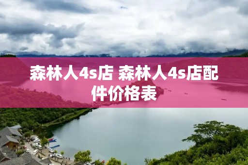 森林人4s店 森林人4s店配件价格表