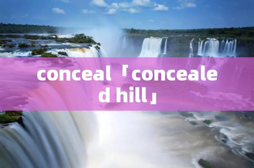 conceal「concealed hill」