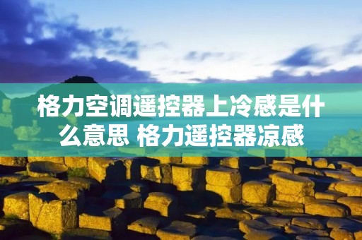 格力空调遥控器上冷感是什么意思 格力遥控器凉感