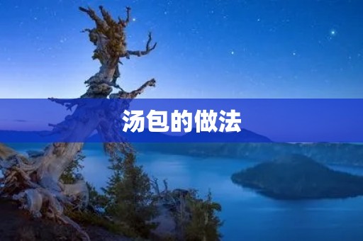 汤包的做法：让你在家也能品尝美味的汤包