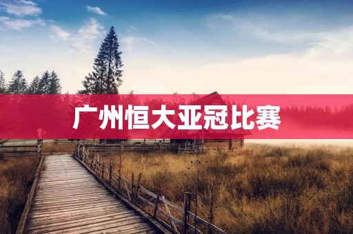 广州恒大亚冠比赛:争夺亚洲足坛荣耀的殿堂 广州恒大亚冠比赛:争夺亚洲足坛荣耀的殿堂