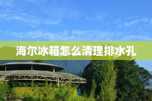 海尔冰箱怎么清理排水孔 海尔冰箱怎么清理排水孔