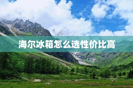 海尔冰箱怎么选性价比高 海尔冰箱怎么选性价比高