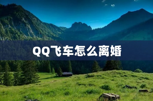 QQ飞车怎么离婚:详细解读游戏中的离婚机制