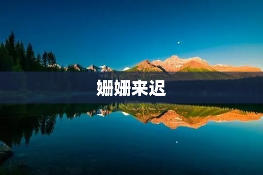 姗姗来迟:时间的河流中的美好追寻