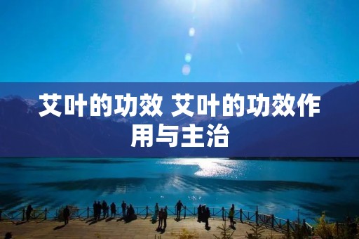 艾叶的功效 艾叶的功效作用与主治