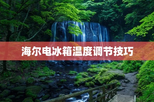 海尔电冰箱温度调节技巧