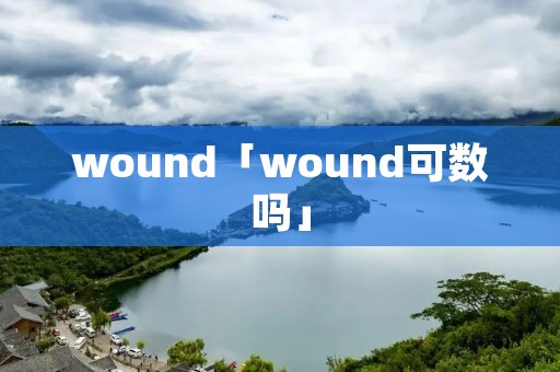 wound「wound可数吗」