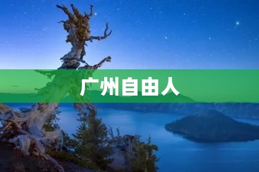 广州自由人:追逐自由的城市漂流者 广州自由人:追逐自由的城市漂流者