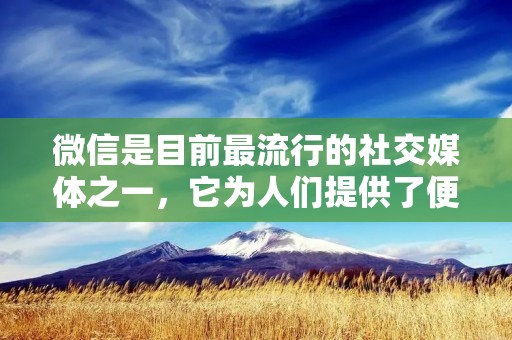 微信是目前最流行的社交媒体之一，它为人们提供了便捷的交流渠道。然而，有时候我们可能会遇到一些不愿意与之保持联系的人，这时候就需要屏蔽微信好友。本文将介绍如何屏蔽微信好友，帮助你保持良好的社交关系。