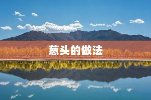 葱头的做法：教你如何制作美味可口的葱头菜品
