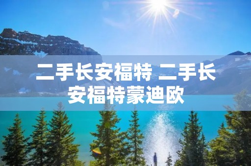 二手长安福特 二手长安福特蒙迪欧