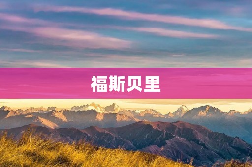 福斯贝里:品质与创新的完美融合 福斯贝里:品质与创新的完美融合