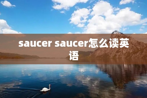 saucer saucer怎么读英语