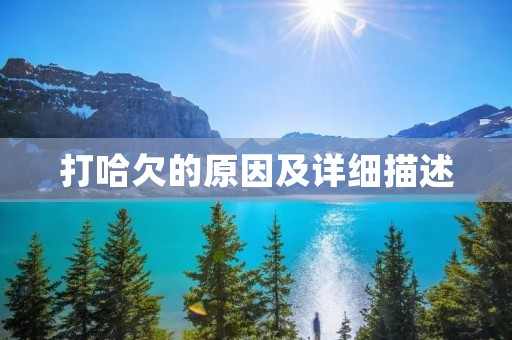 打哈欠的原因及详细描述