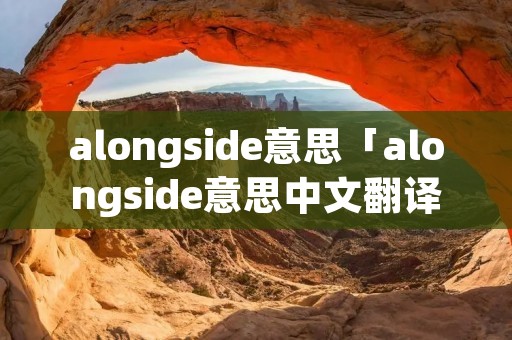 alongside意思「alongside意思中文翻译」