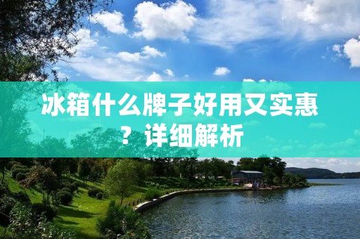 冰箱什么牌子好用又实惠?详细解析 冰箱什么牌子好用又实惠?详细解析