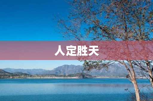 人定胜天：拥有智慧与勇气的力量