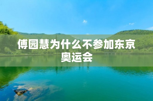 傅园慧为什么不参加东京奥运会