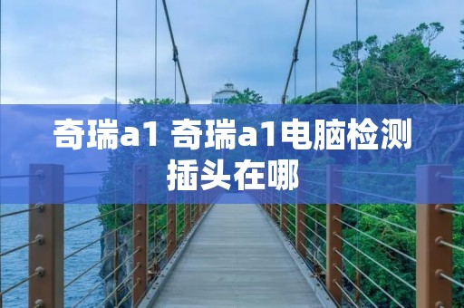 奇瑞a1 奇瑞a1电脑检测插头在哪