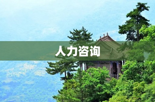 人力咨询:助力企业发展的智慧之选