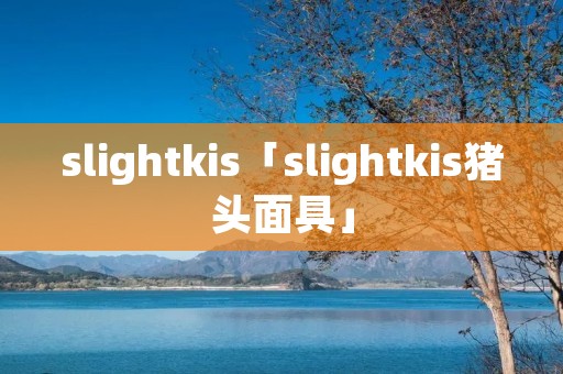 slightkis「slightkis猪头面具」