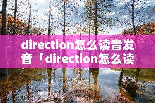 direction怎么读音发音「direction怎么读音英语」