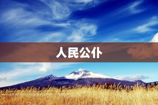 人民公仆:奉献与责任的使命担当