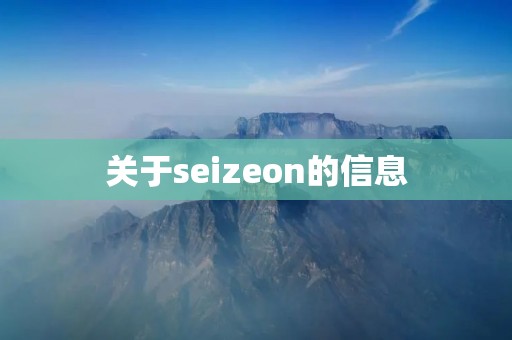 关于seizeon的信息