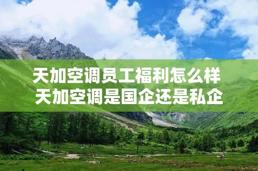 天加空调员工福利怎么样 天加空调是国企还是私企 天加空调员工福利怎么样 天加空调是国企还是私企