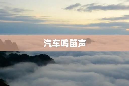 汽车鸣笛声:城市中的噪音污染之痛 汽车鸣笛声:城市中的噪音污染之痛