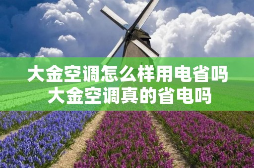 大金空调怎么样用电省吗 大金空调真的省电吗 大金空调怎么样用电省吗 大金空调真的省电吗