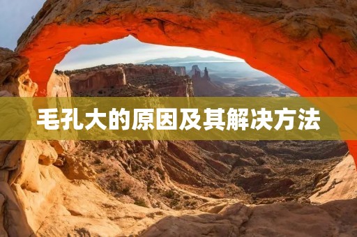 毛孔大的原因及其解决方法