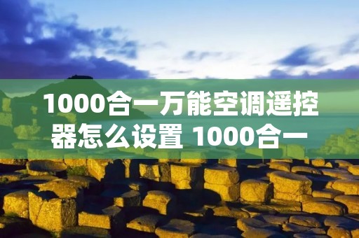 1000合一万能空调遥控器怎么设置 1000合一万能空调遥控器说明书