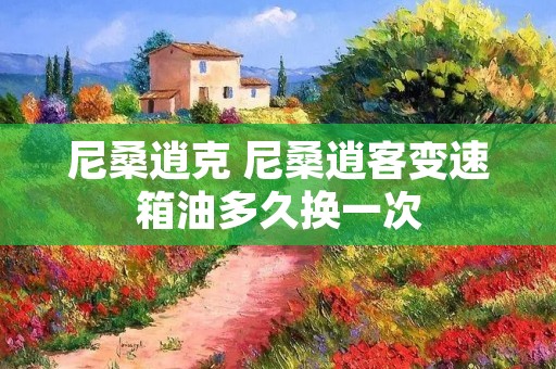 尼桑逍克 尼桑逍客变速箱油多久换一次