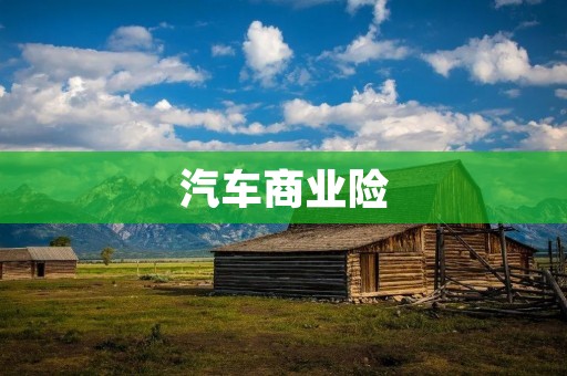 汽车商业险：保障车辆安全，为您的出行保驾护航