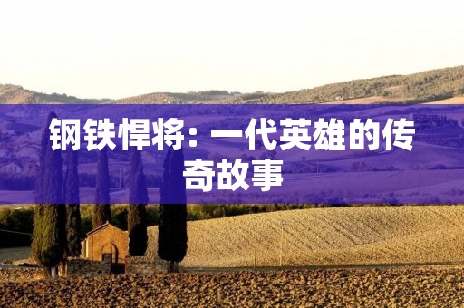 钢铁悍将: 一代英雄的传奇故事 钢铁悍将: 一代英雄的传奇故事