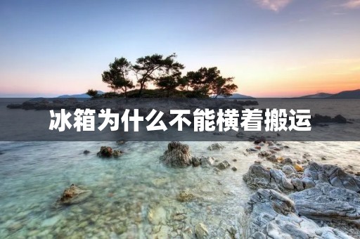 冰箱为什么不能横着搬运