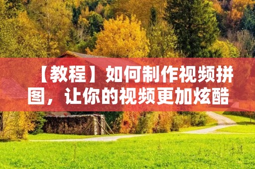 【教程】如何制作视频拼图，让你的视频更加炫酷