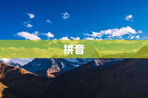 拼音:一种特殊的文字表达方式