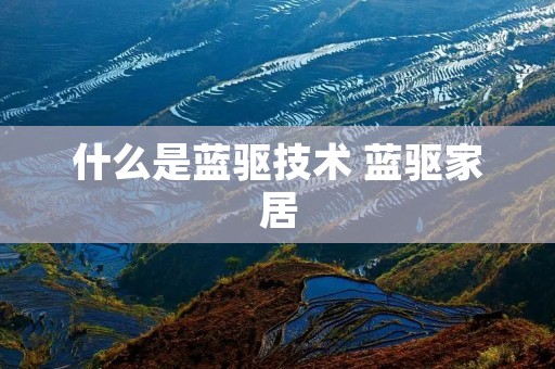 什么是蓝驱技术 蓝驱家居