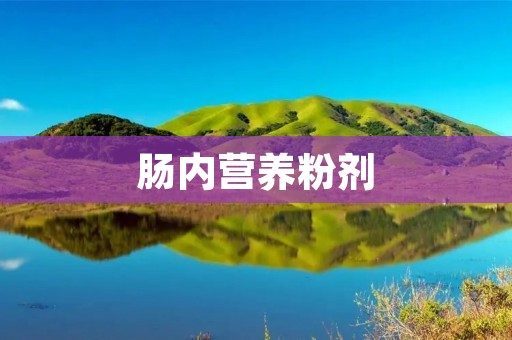 肠内营养粉剂：为肠道健康提供全面保障