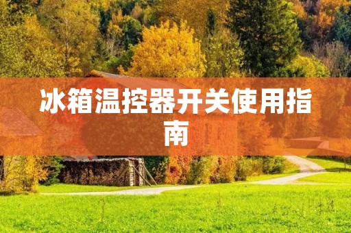 冰箱温控器开关使用指南