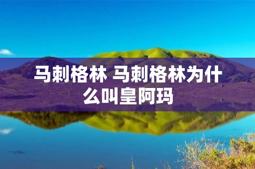 马刺格林 马刺格林为什么叫皇阿玛 马刺格林 马刺格林为什么叫皇阿玛