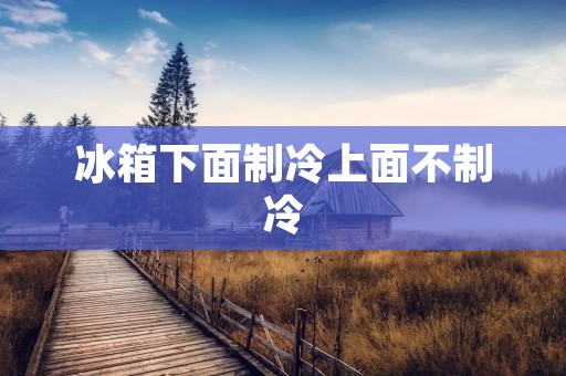 冰箱下面制冷上面不制冷:原因与解决方法 冰箱下面制冷上面不制冷:原因与解决方法