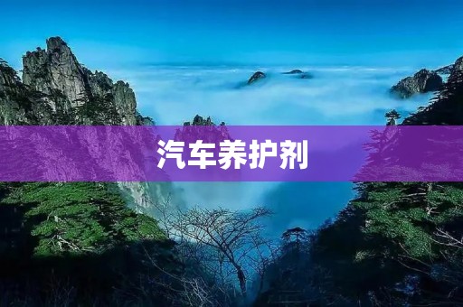 汽车养护剂:为您的座驾注入新生命 汽车养护剂:为您的座驾注入新生命