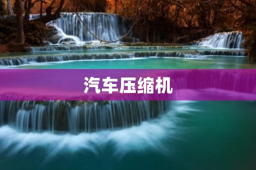 汽车压缩机:功能、类型和应用 汽车压缩机:功能、类型和应用