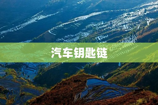 汽车钥匙链：为你的座驾增添个性与实用性